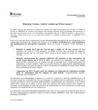 13/06 Monsieur Gattaz, voici le combat qu'il faut mener !