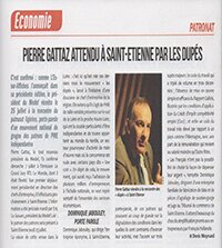 12/07 Interview de Pierre Gattaz sur L'Essor Loire N° 3481