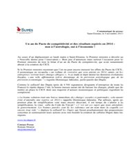 11/04 Un an de Pacte de compétitivité et des résultats espérés en 2014 : non à l'astrologie, oui à l'économie !