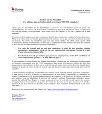 28/01 Assises de la Fiscalité : n'y allons pas à cloche-pied et créons 900 000 emplois !