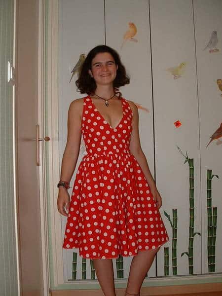 robe jaune années 60